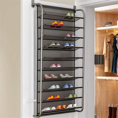 hanging shoe rack for door.